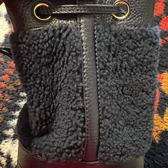 Tory Burch Shearling Bucket - Picture 6 of 13